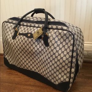 Vintage Blue Gucci Luggage